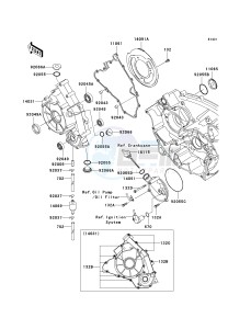 KVF 650 E [BRUTE FORCE 650 4X4 HARDWOODS GREEN HD] (E6F-E9F) E8F drawing ENGINE COVER-- S- -