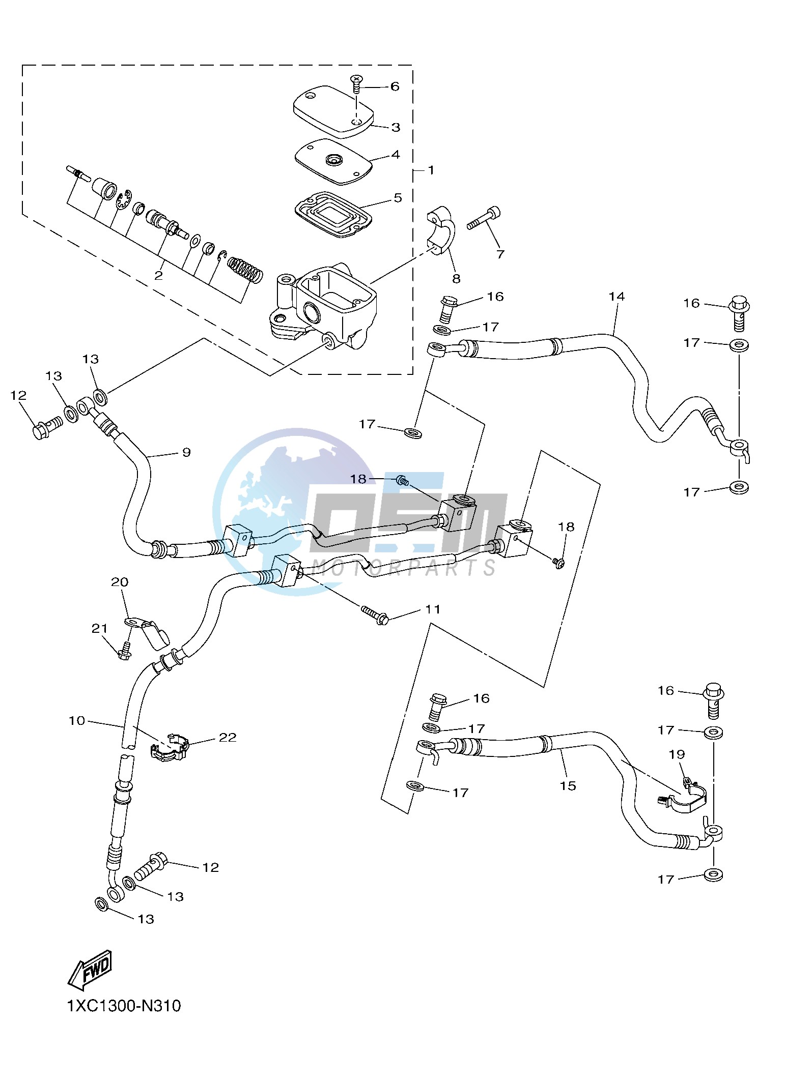 FRONT MASTER CYLINDER