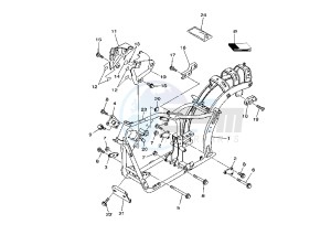 XVS DRAG STAR 125 drawing FRAME