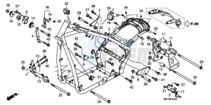 VT1300CXAB drawing FRAME BODY