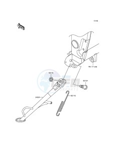 NINJA_300_ABS EX300BFFA XX (EU ME A(FRICA) drawing Stand(s)