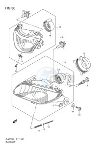 LT-A750X (P17) drawing HEADLAMP