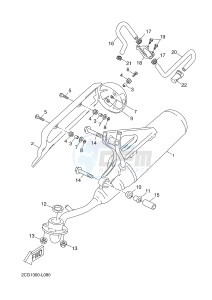 YN50FM NEO'S 4 (2CG6) drawing EXHAUST