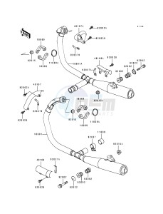 EN 500 A [VULCAN 500] (A6-A7) [VULCAN 500] drawing MUFFLER-- S- -