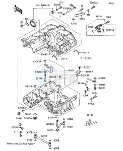 ZX 1100 C [NINJA ZX-11] (C1-C4) [NINJA ZX-11] drawing CRANKCASE