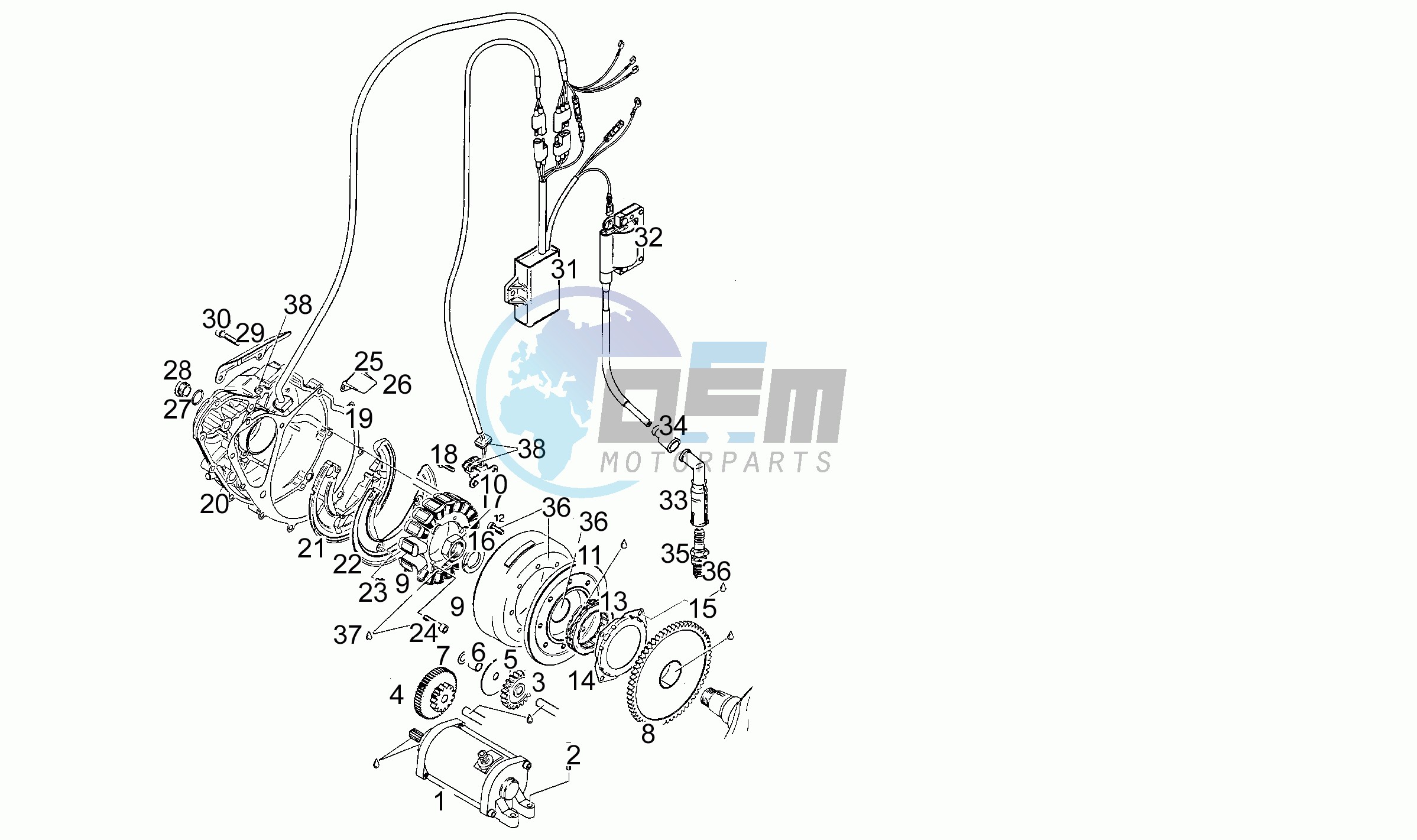 Cdi magneto assy