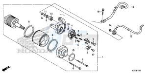 CBR250RF CBR250R Europe Direct - (ED) drawing STARTER MOTOR