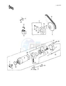 KLT 250 A [KLT250] (A2) [KLT250] drawing STARTER MOTOR_STARTER CLUTCH -- 83 A2- -