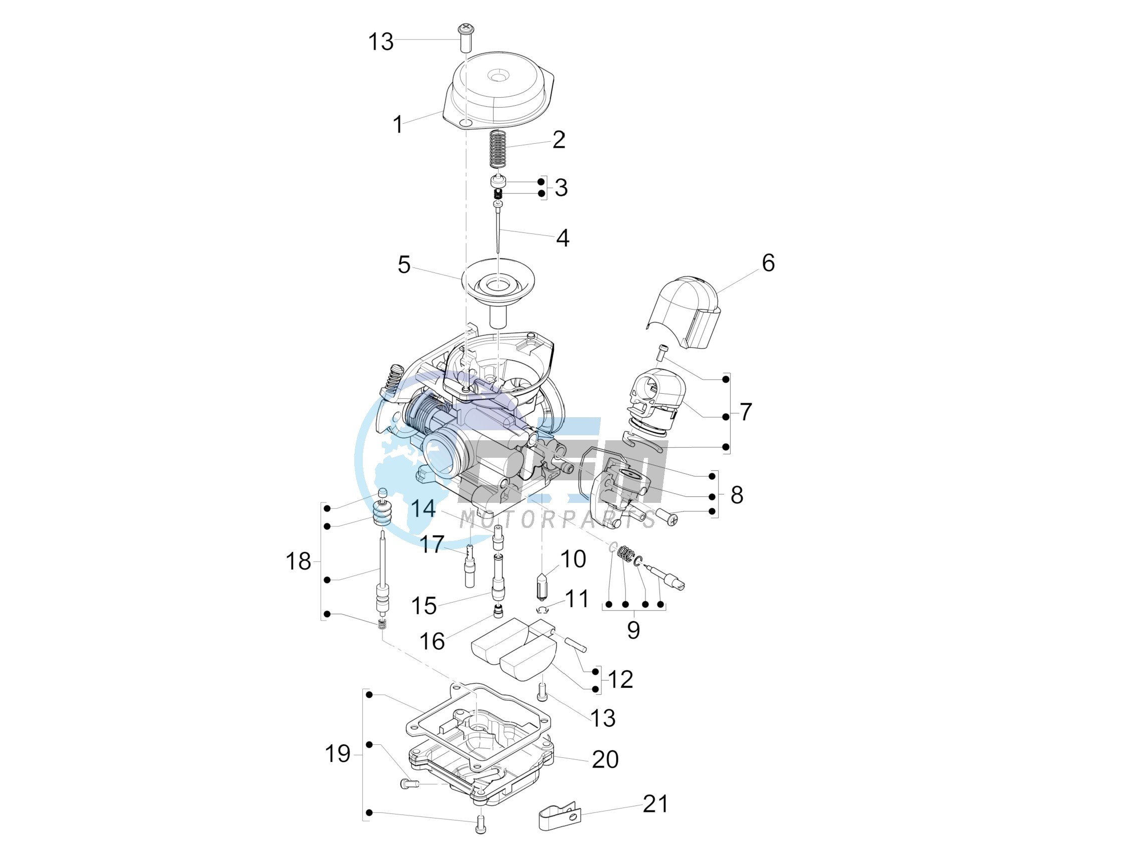 Carburetor's components