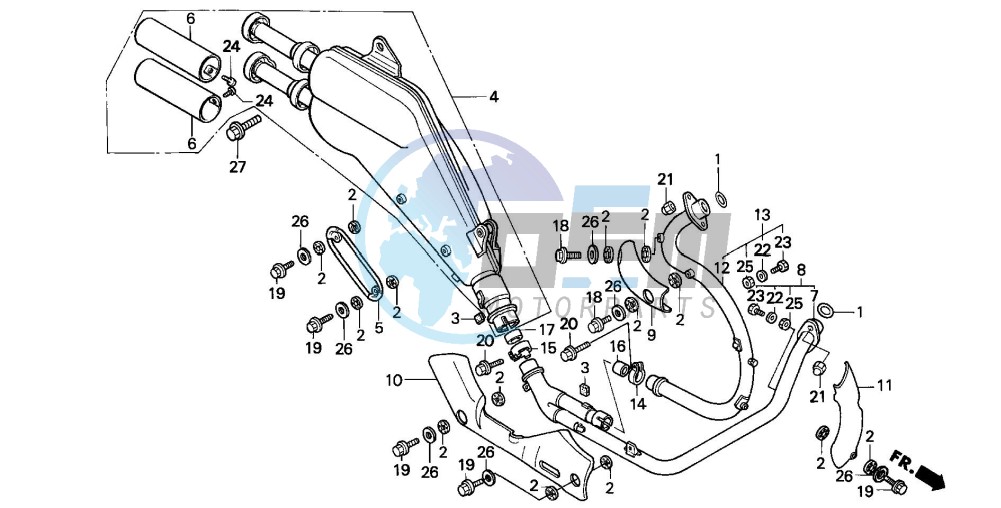 EXHAUST MUFFLER