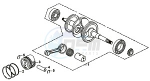 SYMPHONY SR 125 L7 drawing CRANKSHAFT