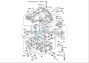 ZZR 600 (EU) drawing CRANKCASE