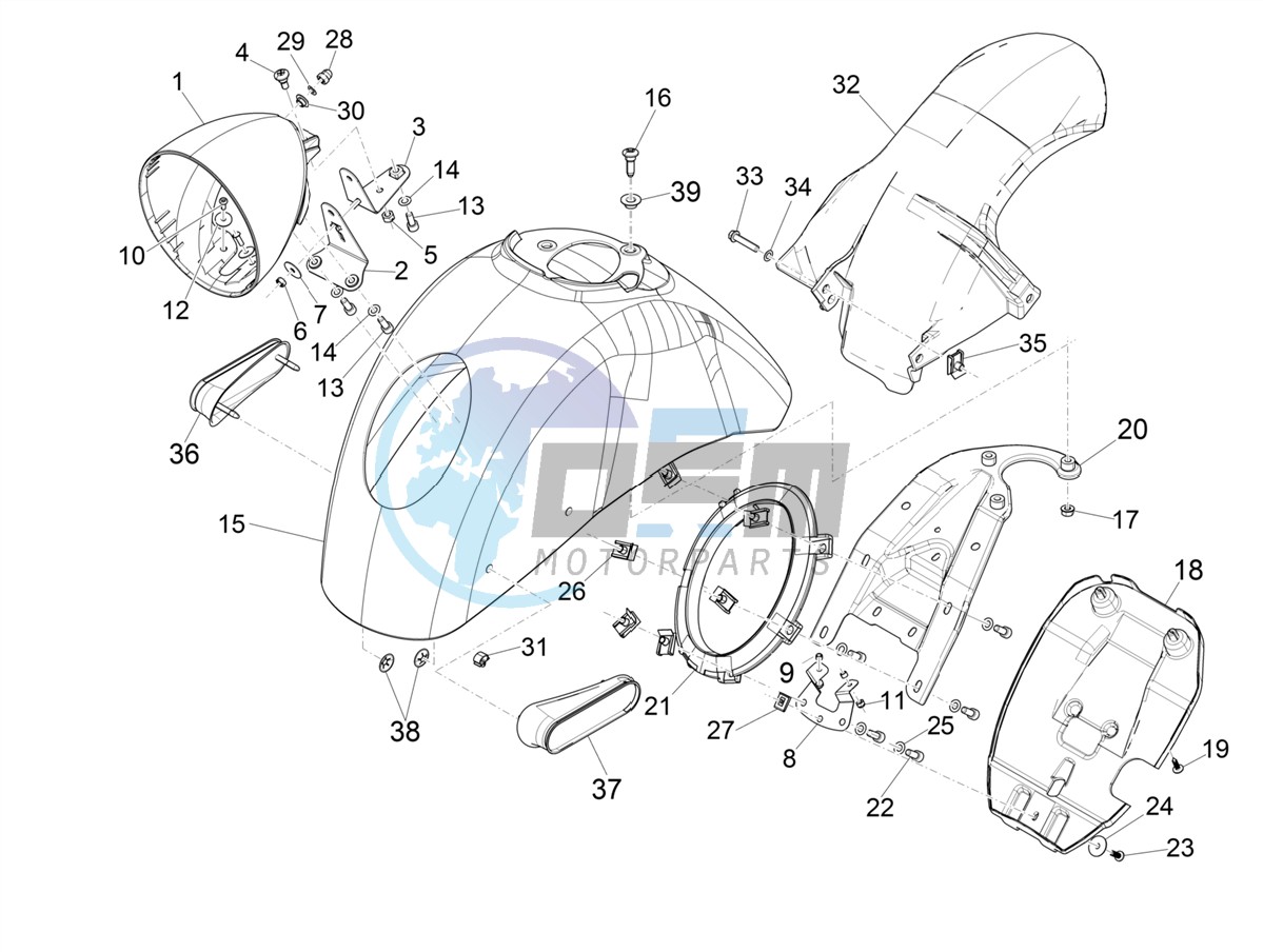 Wheel housing - Mudguard