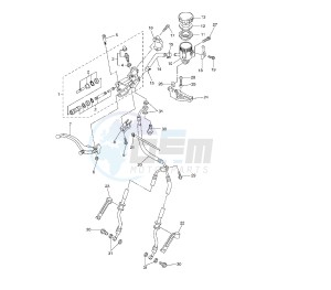 YZF R6 50TH 600 drawing FRONT MASTER CYLINDER