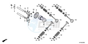 SH300C drawing CAMSHAFT/VALVE