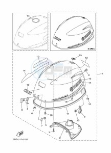 F25DMHL drawing TOP-COWLING