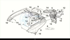 MAXSYM 400I (LZ40W1Z1-EU) (M2) drawing TAIL LIGHT-BODY COVER-RR FENDER