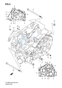 LT-F400 (P3-P28) drawing CRANKCASE