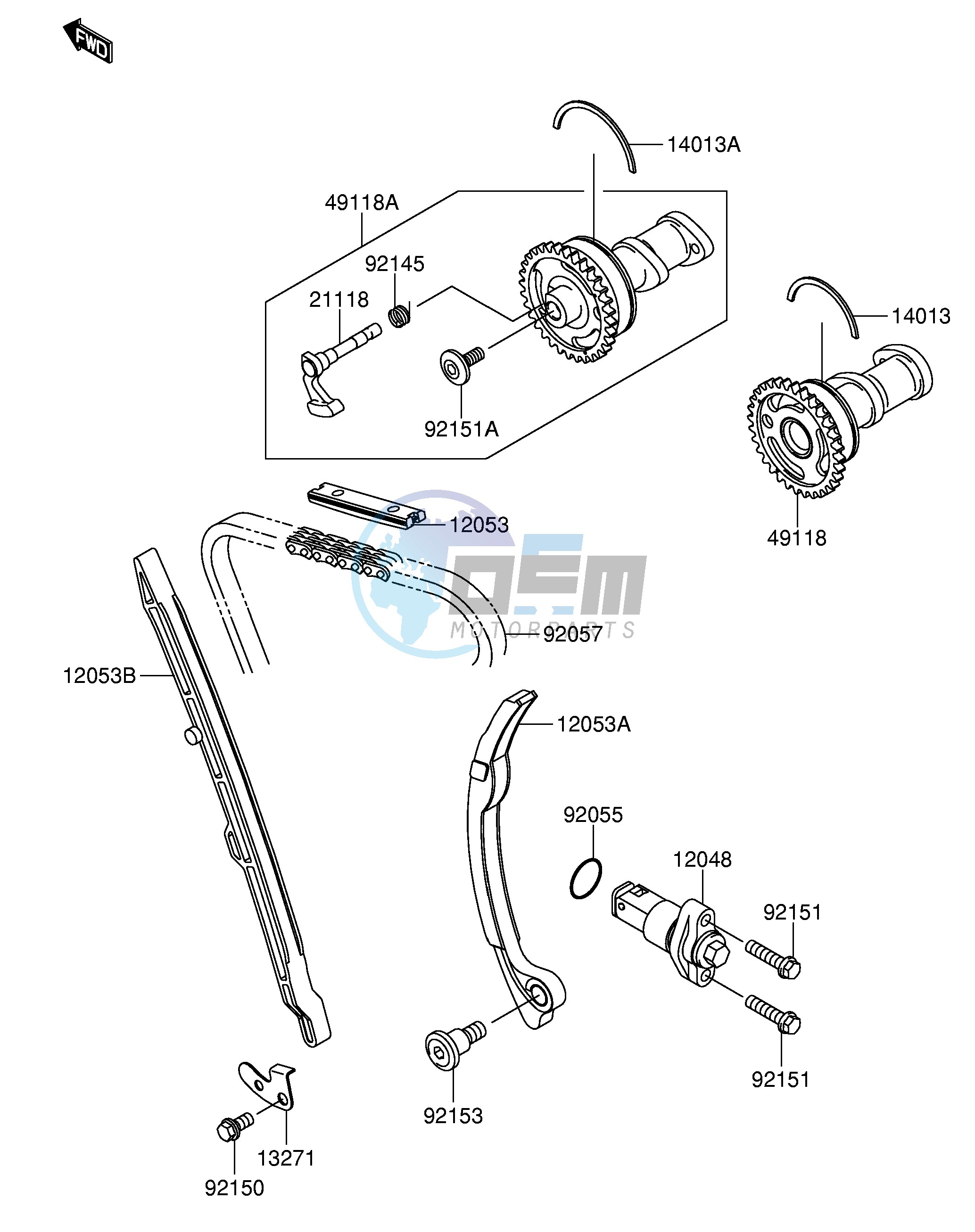 CAMSHAFT TENSIONER