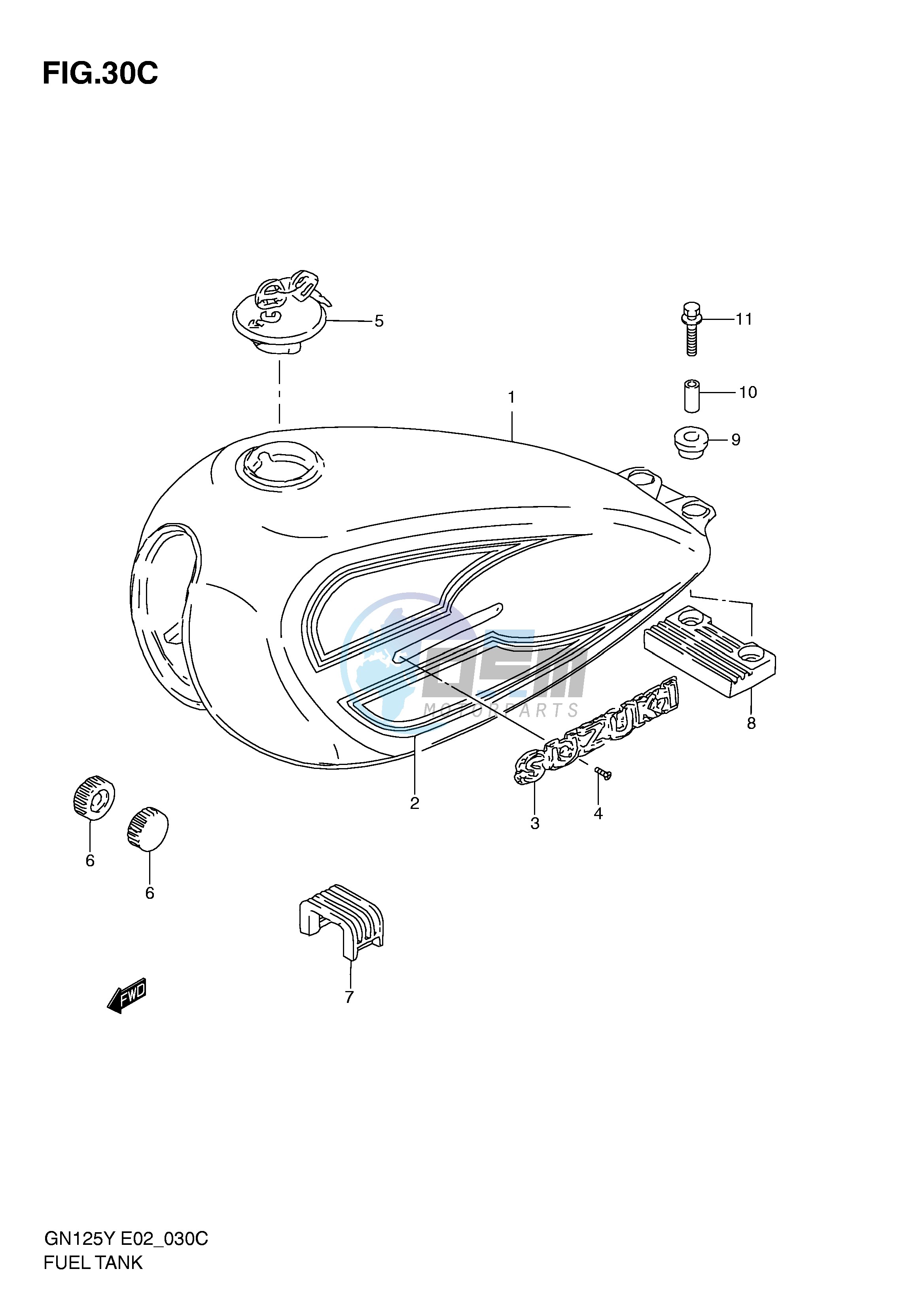 FUEL TANK (MODEL K1)