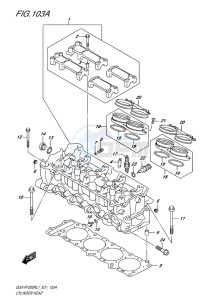 GSX-R1000R EU drawing CYLINDER HEAD