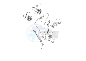 WR F 450 drawing CAMSHAFT -CHAIN