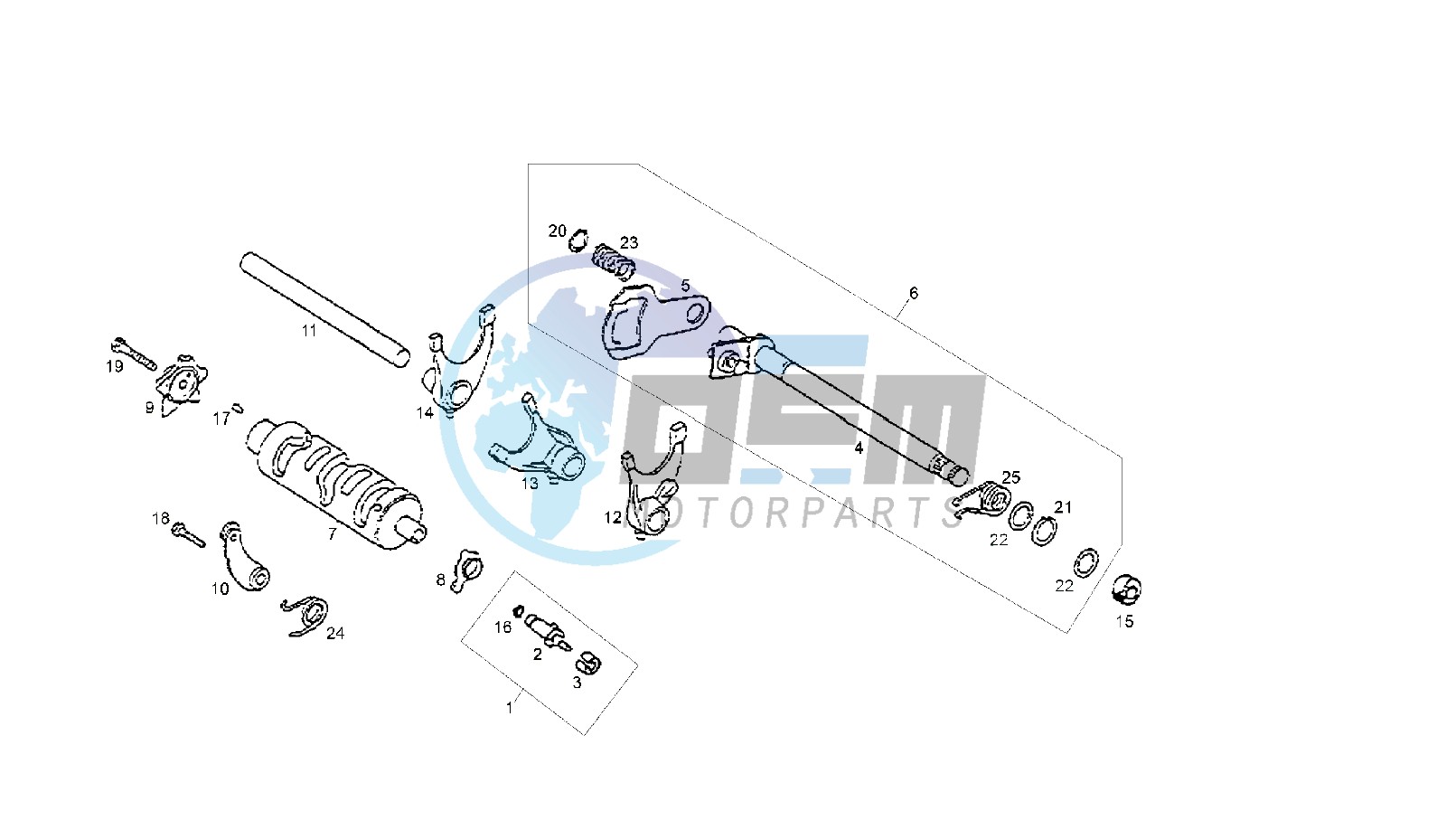 GEAR CHANGE LEVER