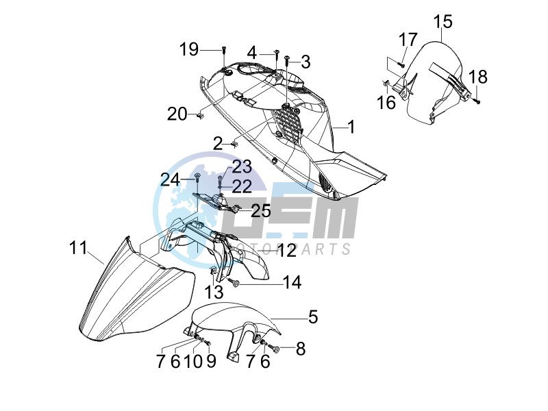 Wheel housing - Mudguard