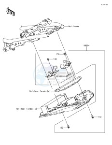 Z650 ER650HHF XX (EU ME A(FRICA) drawing Accessory(U-Lock Bracket)