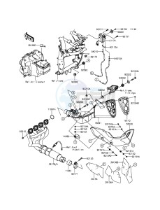 Z800 ZR800ADS FR GB XX (EU ME A(FRICA) drawing Muffler(s)