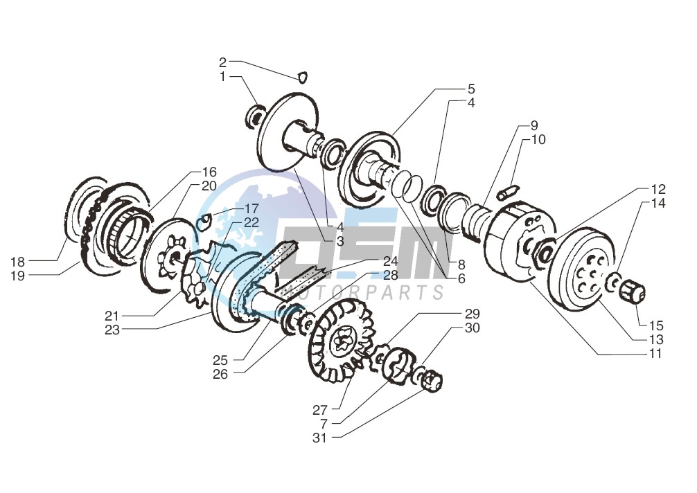 Driving pulley