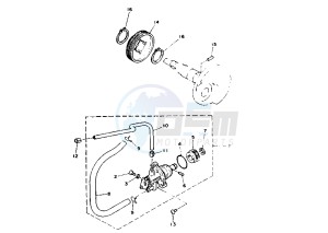 YA R AXIS 50 drawing OIL PUMP