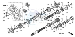 CBF1000T9 F / ABS CMF drawing TRANSMISSION