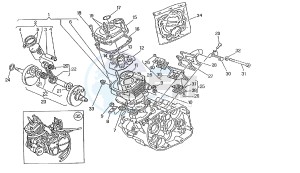 W4 6V 50 drawing CRANKSHAFT - CYLINDER 75