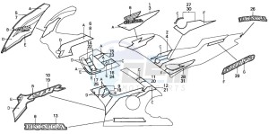 CBR600F3 drawing STRIPE (CBR600F3V-TYPE1,2/F3W)