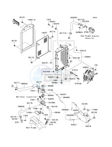 VN 1600 A [VULCAN 1600 CLASSIC] (A6F-A8FA) A8F drawing RADIATOR