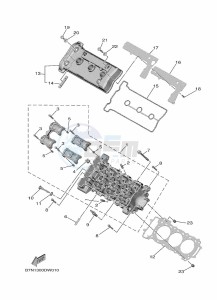 MT-09 MTN890-U (BMR1) drawing CYLINDER HEAD