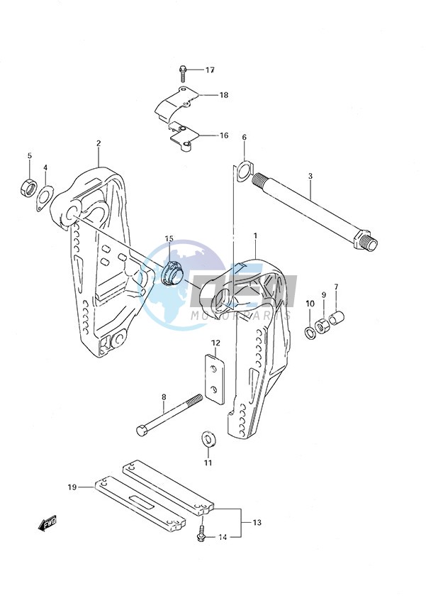 Clamp Bracket (DF 250S)