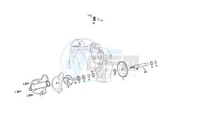 GPR NUDE SPORT - 50 CC drawing WATER PUMP