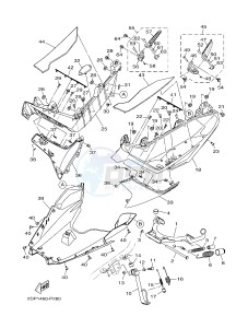 GPD150A GPD150-A NMAX 150 (BV41) drawing STAND & FOOTREST