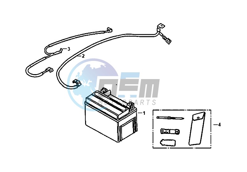 BATTERY / TOOL KIT