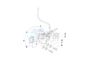 Liberty 150 4t 2v ie e3 (Vietnam) drawing Brakes hose  - Calipers