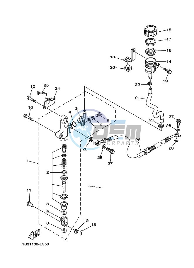 REAR MASTER CYLINDER