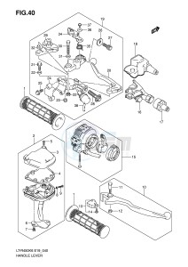 LT-R450 (E19) drawing HANDLE LEVER (MODEL K6 K7 K8)