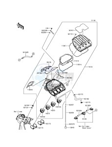 NINJA ZX-6R ZX600RGF FR GB XX (EU ME A(FRICA) drawing Air Cleaner