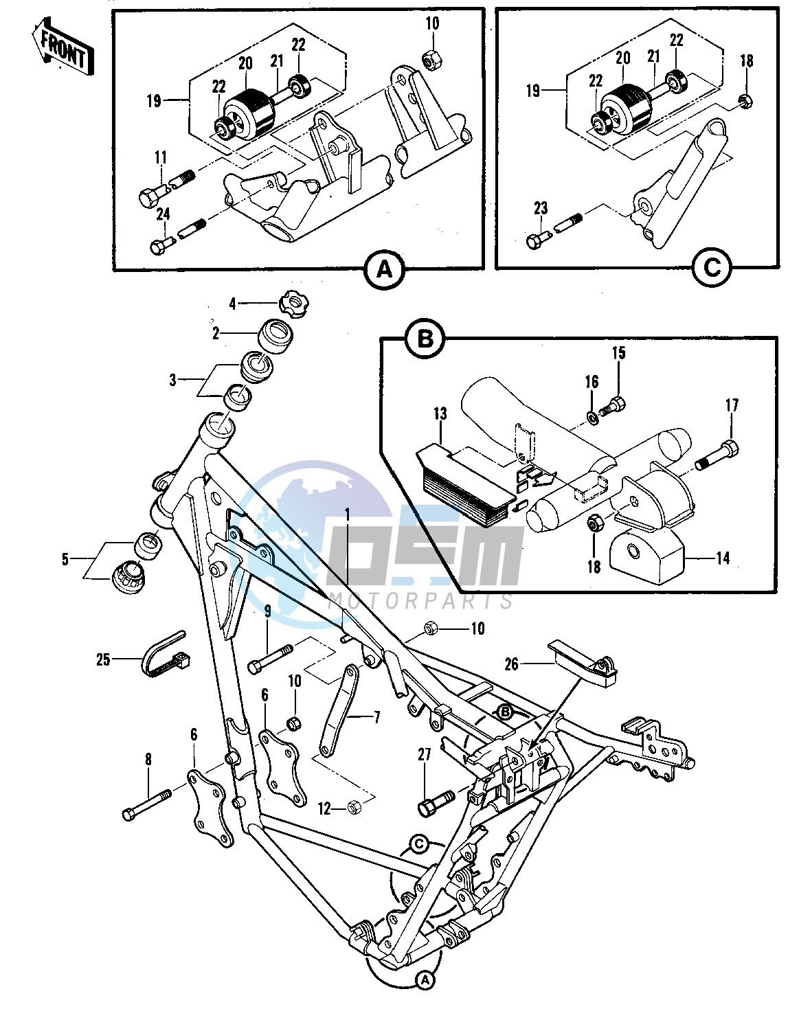 FRAME_FRAME FITTINGS -- KX250-A6- -