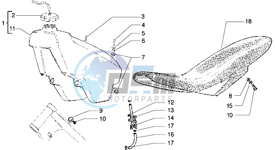 Tank-saddle