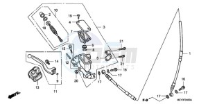 CRF450X9 Europe Direct - (ED) drawing FR. BRAKE MASTER CYLINDER