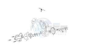 SENDA R X-RACE - 50 CC 2T EU2 drawing WATER PUMP