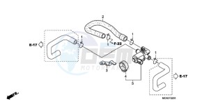 GL1800A NZ - (NZ) drawing AIR INJECTION VALVE